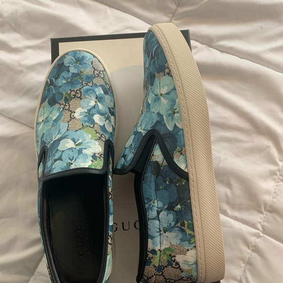 Men’s Gucci Bloom Flower Print shoes - Picture 3 of 8